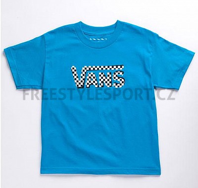 Triko dětské Vans Checker Classic - Turquoise SP13