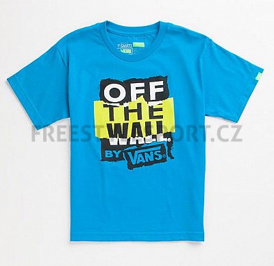 Triko dětské Vans Skatey Eight - Turqouise SP13