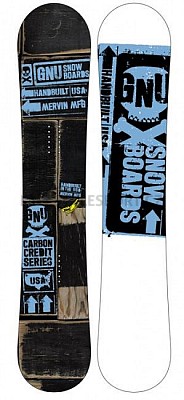 Snowboard GNU Carbon Credit 162 Wide cm BTX