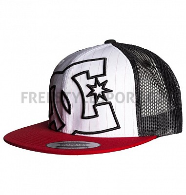 Kšiltovka DC DAXX TRUCKER - BLACK RED WHITE SP13