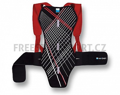 Chránič páteře Hatchey Soft Women Black Red