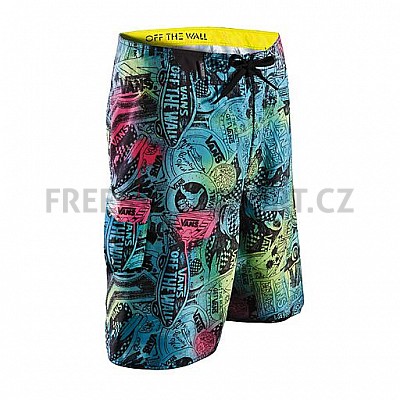 Boardshort pánské Vans Off The Wall Blue Bird Checker