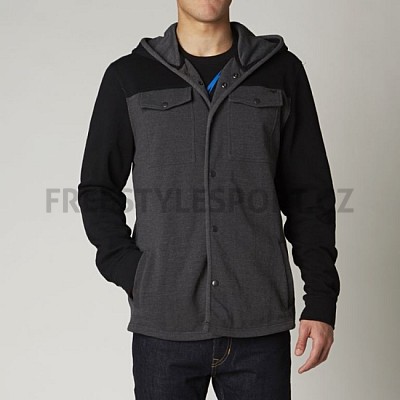 Mikina FOX CROSSED ZIP FRONT FLEECE