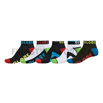 PONOŽKY GLOBE DESTROYER COLLOUR ANKLE SOCKS
