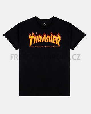 Triko THRASHER FLAME LOGO