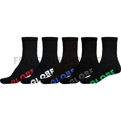 Ponožky GLOBE LARGE STEALTH SOCKS CREW
