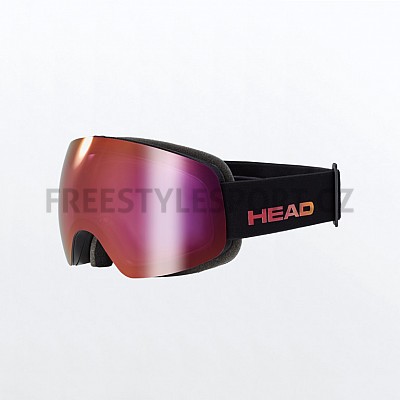 Brýle HEAD GLOBE GLOBE FMR SKI GOGGLE + SPARLENS BLACK/RED LENS PURPLE zima 2022/23