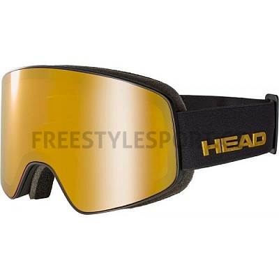 Brýle HEAD HORIZON PREMIUM +SPARELENS GOGGLE BLACK LENS YELLOW 2021/22