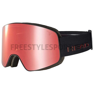 Brýle HEAD HORIZON TVT SKI GOGGLE BLACK/RED LENS ROSE 2021/22