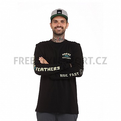 Triko pánské HORSEFEATHERS IGNITE LS T-SHIRT