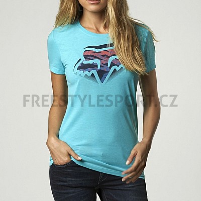 Triko dámské FOX GLITCHED CREW TEE