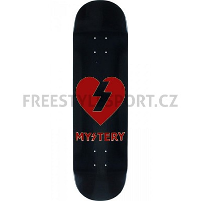 Deska Mystery Clear Heart Logo Black 8.125