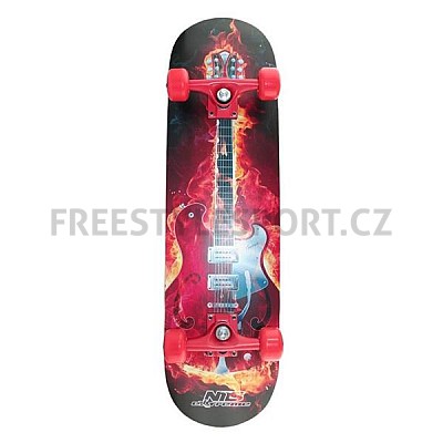 Skate komplet NILS EXTREME CR 3108 FIRE MUSIC SKATEBOARD
