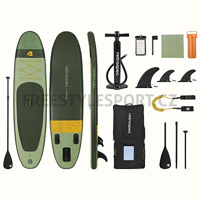 Retrospec Weekender INFLATABLE SL 10' Nafukovací Paddleboard WILD SPURCE 2022