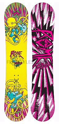Snowboard dětský ROME LABEL ROCKER 128cm 11/12