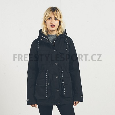 Bunda damska VOLCOM Venson Jacket Black Snowboard skate a in line shop Freestylesport