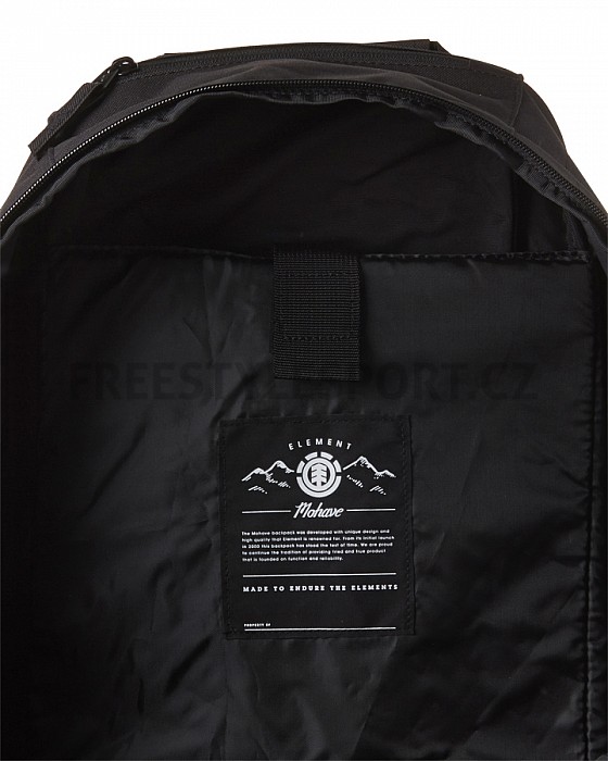 Batoh ELEMENT MOHAVE Backpack 30L Black Military Snowboard skate a in line shop Freestylesport