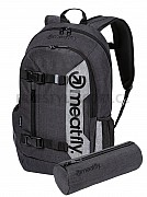 Batoh Meatfly BASEJUMPER 22 CHARCOAL HEATHER/GREY HEATHER