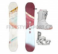 Snowboard set HEAD SHINE LYT 2023/24 vázání GRAVITY boty GRAVITY