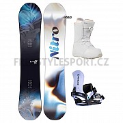 Snowboard set NITRO LECTRA LEAF vázání NIDECKER boty GRAVITY