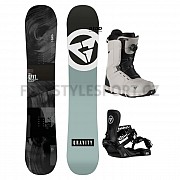 Snowboard set GRAVITY CONTRA 2024/25 vázání GRAVITY boty GRAVITY RECON ATOP
