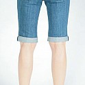 Kraťase dámské DC Obispo Rollcuff short Blue Indigo
