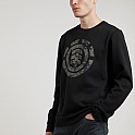 Mikina pánská ELEMENT BARK LOGO CREW