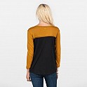 Triko dámské VOLCOM BLOCK IT HENLEY