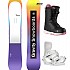 Snowboard komplet GRAVITY THUNDER 2024/25 vázání GRAVITY boty GRAVITY