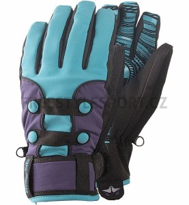 Rukavice ROME NORFOLK CYAN/PURPLE