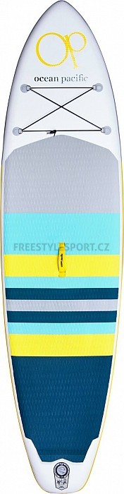 Ocean Pacific Malibu All Round 10'6 Nafukovací paddleboard BÍLÁ/ŠEDÁ/ŽLUTÁ 2022