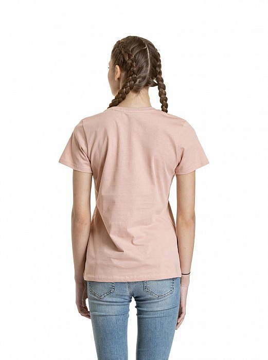 Triko MEATFLY LADIES MF LOGO T-SHIRT SEPIA ROSE