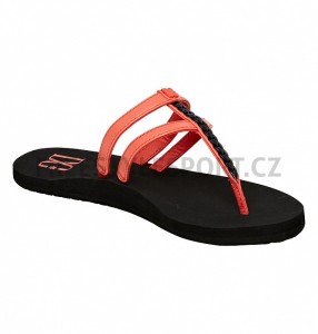 Sandále dámské DC ADDISON BLACK/HOT CORAL