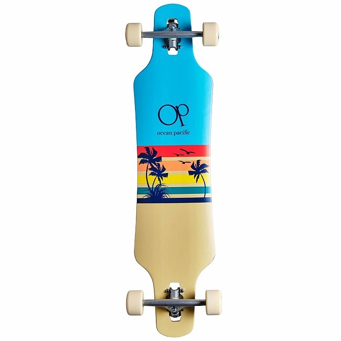 Ocean Pacific Sunset Kompletní Longboard 39" MODRÁ