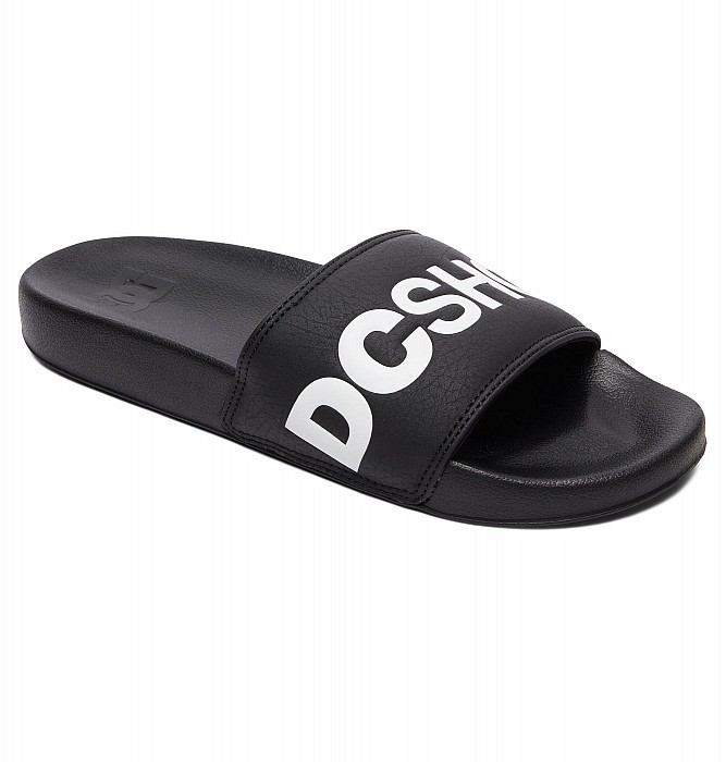 Sandále DC SLIDE M SNDL BKW BLACK/WHITE