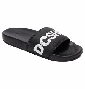 Sandále DC SLIDE M SNDL BKW BLACK/WHITE
