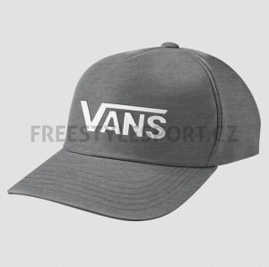 Kšiltovka VANS DROP V LOGO SNAPBACK CEMENT HEATHER