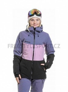 Dámská bunda MEATFLY KIRSTEN BLACK/ PURPLE LIGHT