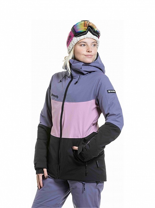 Dámská bunda MEATFLY KIRSTEN BLACK/ PURPLE LIGHT