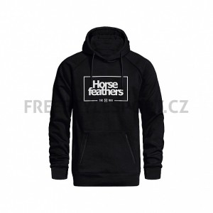 Mikina HORSEFEATHERS SHERMAN SWEATSHIRT BLACK