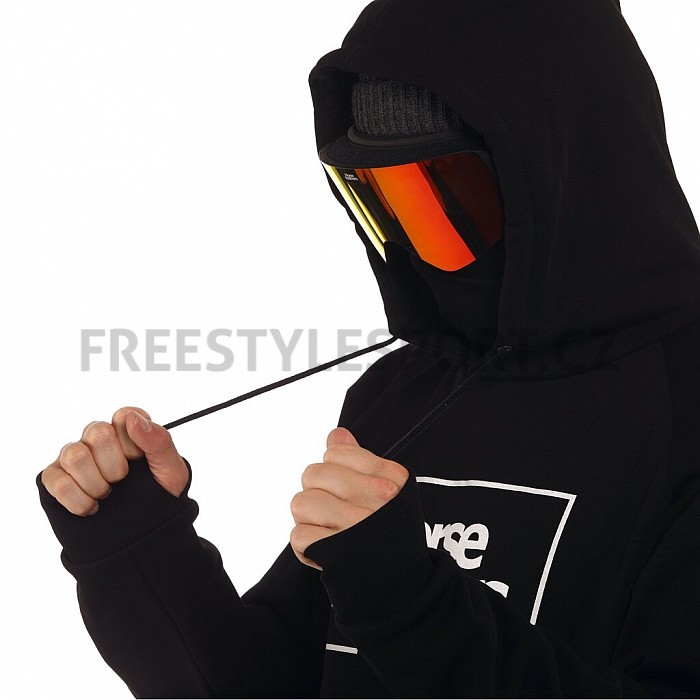 Mikina HORSEFEATHERS SHERMAN SWEATSHIRT BLACK