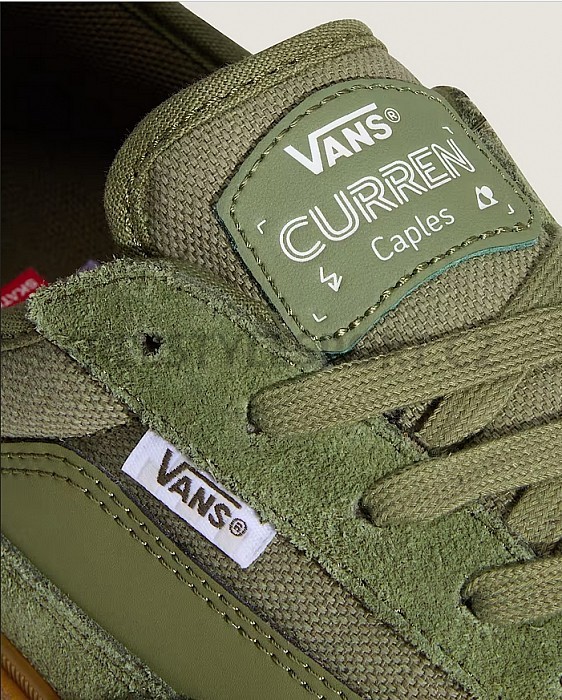 Tenisky VANS SKATE CURREN CAPLES CREPE GREEN/GUM