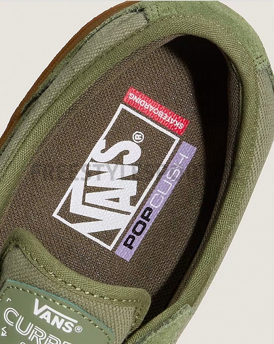 Tenisky VANS SKATE CURREN CAPLES CREPE GREEN/GUM