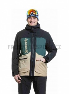 Bunda MEATFLY MANIFOLD JACKET BLACK/SAFARI