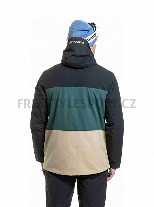 Bunda MEATFLY MANIFOLD JACKET BLACK/SAFARI