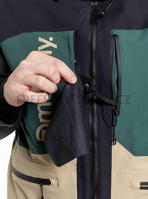 Bunda MEATFLY MANIFOLD JACKET BLACK/SAFARI