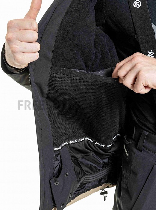 Bunda MEATFLY MANIFOLD JACKET BLACK/SAFARI