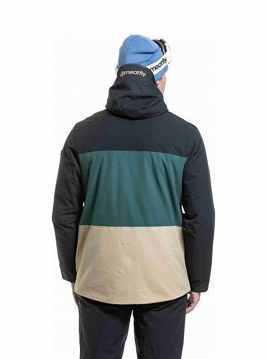 Bunda MEATFLY MANIFOLD JACKET BLACK/SAFARI