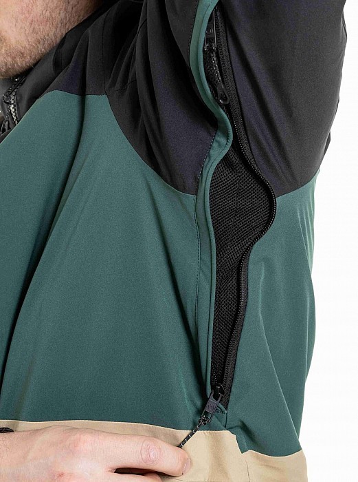Bunda MEATFLY MANIFOLD JACKET BLACK/SAFARI
