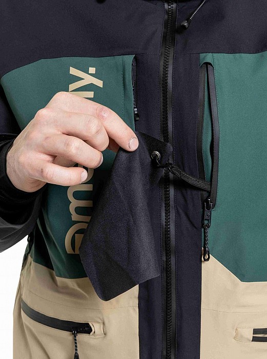 Bunda MEATFLY MANIFOLD JACKET BLACK/SAFARI